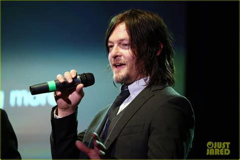 norman reedus celebrates the walking dead at amc ad sales event