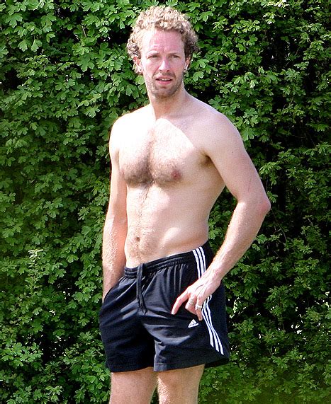 Chris Martin Goes Shirtless Reveals Buff Bod Cupping Marks Pictures