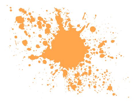 orange paint splash png   orange paint splash png png