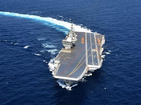 largest warship ins vikrant   commissioned  september