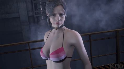 Resident Evil 2 Remake Claire Redfield In Hot Pink Striped