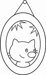 Coloring Cat Clipart sketch template