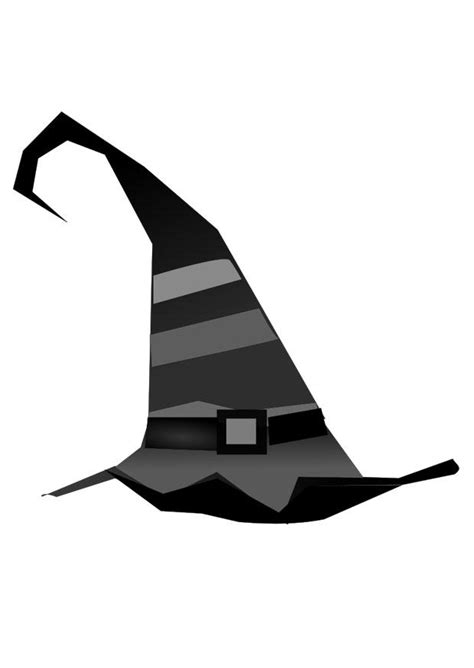 coloring page witch hat  printable coloring pages img