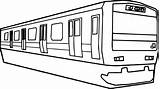 Train Yamanote Wecoloringpage sketch template