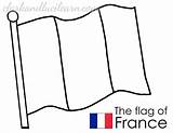 Coloring Flag French Popular sketch template
