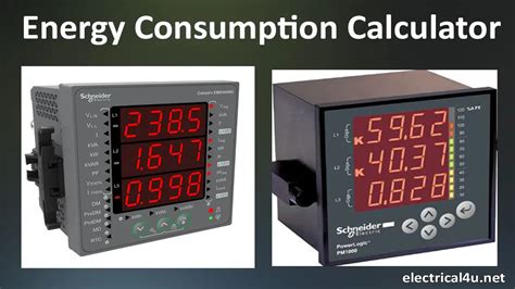 energy consumption calculator power consumption calculations electricalu