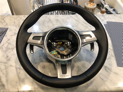 sport steering wheel black leather    rennlist porsche discussion forums