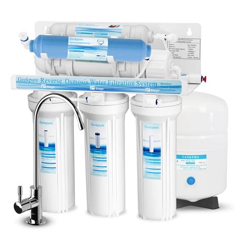 Buy Geekpure 6 Stage Reverse Osmosis Water Filter System With