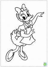 Daisy Duck Coloring Disney Dinokids Pages Print Sheets Kids Close sketch template