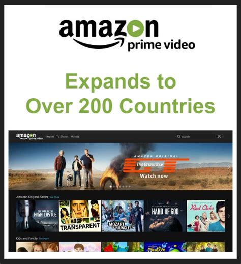 amazon prime video expands    countries    tech