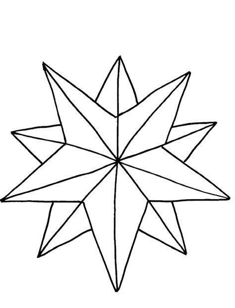 pictures  nice christmas star coloring pages   love