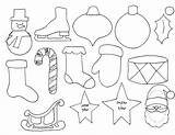 Templates Template Christmas Printable Tree Ornaments Ornament Advent Felt Coloring Kids Crafts Xmas Pages Cut Printables Patterns Sew Craft Writing sketch template