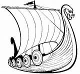 Viking Boat Coloring Coloringcrew sketch template