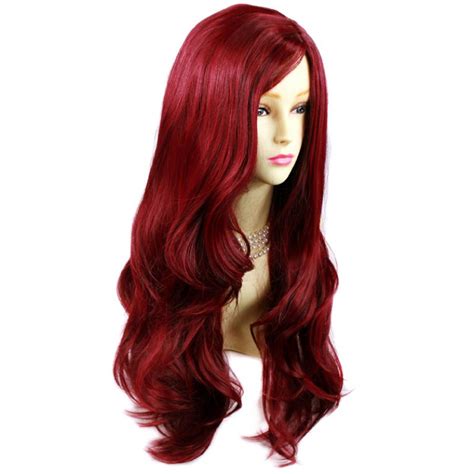Wiwigs Sexy Fabulous Long Layers Wavy Wig Burgundy Mix Red Ladies