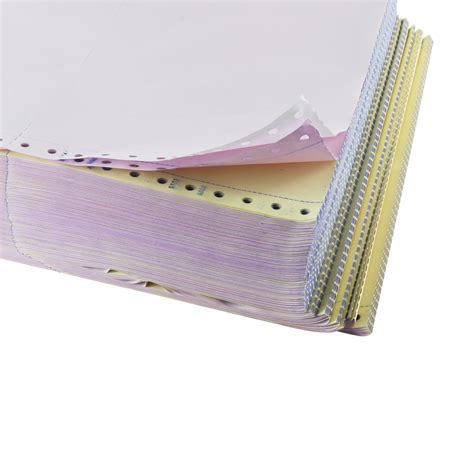 multi coloured preprinted continuous paper form manufacturer bulk quantity supplier china