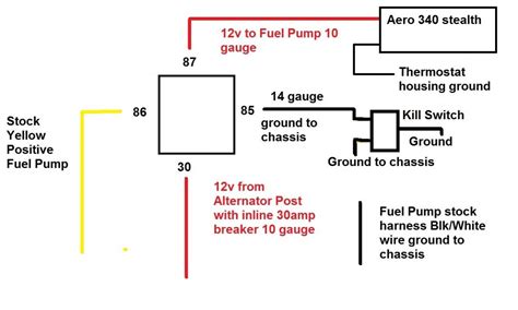 fuel pump wiring diagram manual  books electric fuel pump wiring diagram wiring