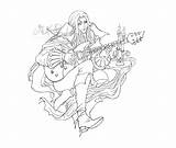 Castlevania Alucard Playing sketch template