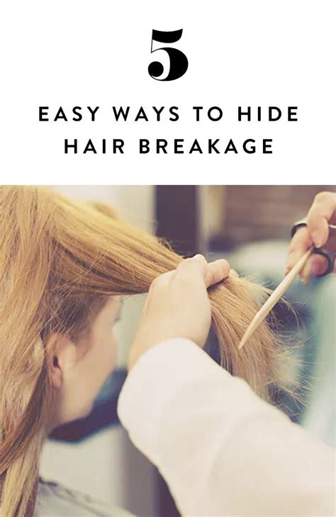 hide hair  broken  color hair breakage
