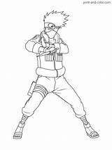 Kakashi sketch template