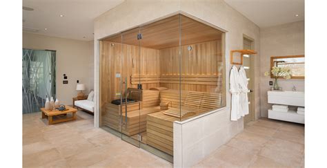 sauna brings wellness relaxation  luxury home spa home spa room
