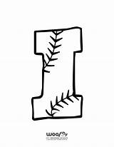 Baseball Letters Alphabet Printable Print Letter Woojr Activities Lettering Printer Writing Set sketch template
