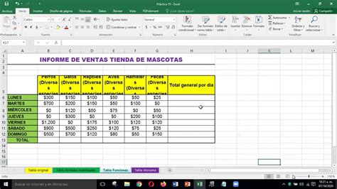 Curso Excel Básico Práctica 19 Función Suma Y Autosuma Youtube