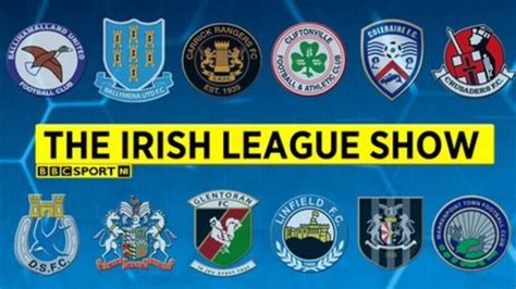 irish league show returns on monday bbc sport