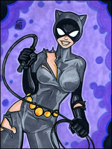 catwoman marker commission by grantgoboom on deviantart