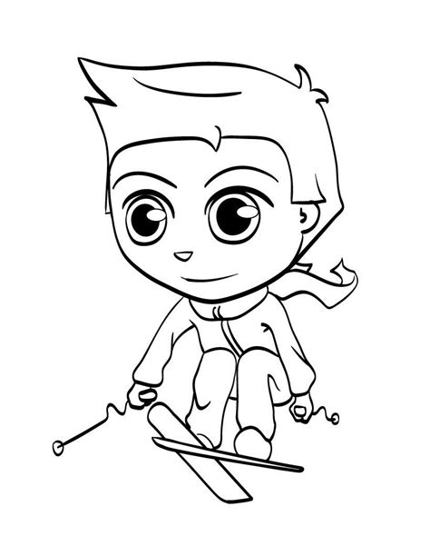 boy coloring pages winter coloring book  coloring pages