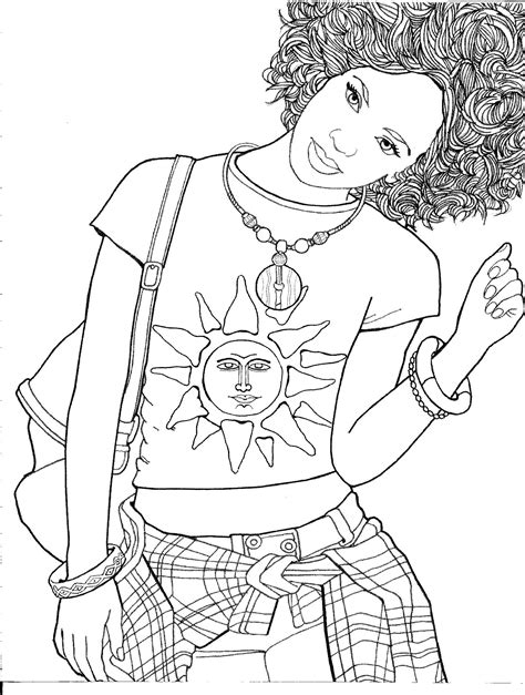 coloring pages  clothes  people   lautigamu
