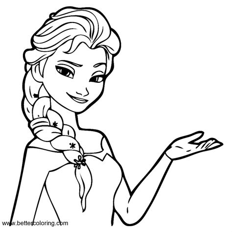 frozen princess coloring pages elsa  printable coloring pages