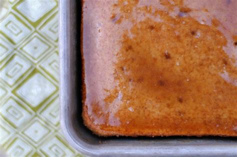 applesauce cake with bourbon brown sugar glaze