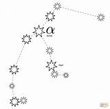 Perseus Constellation Coloring Pages Drawing sketch template