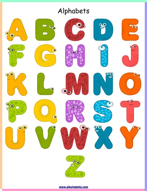 printable alphabet chart  printable