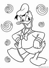 Donald Duck Coloring Pages Coloring4free Printable Mickey Mouse sketch template