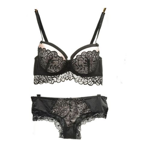 new sexy lace embroidery push up bra set women intimate large size bra