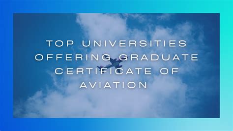 graduate certificate  aviation    sample assignment