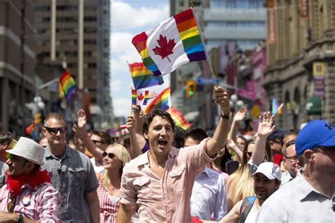 justin trudeau at pride toronto we can t let hate go by macleans ca