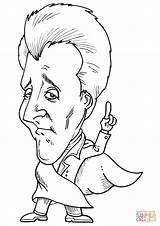 Jackson Andrew Coloring Caricature Pages Drawing Ronald Reagan Printable Getdrawings Divyajanani Categories sketch template