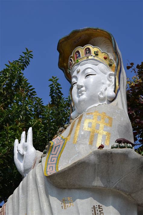 statue  hong kong stock image image  temple closeup