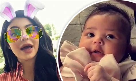 Kylie Jenner Celebrates Stormi S First Easter With Travis Scott Daily