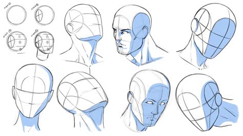 draw heads   angles reference  robertmarzullo