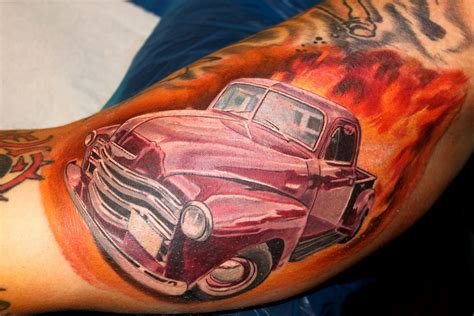 1950s Chevy Pickup Made At Tattoo Tage Rosenheim Best Of Color 3 Place