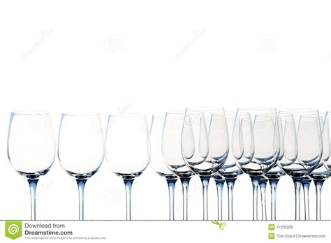 wine glasses stock image image of glassware clear