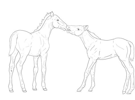 lineart horse coloring pages pencil drawings  animals horse drawings