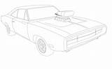 Charger Dodge Coloring Fast Pages Car 69 1970 Cars 1969 Skyline R34 Furious Drawing Challenger Drift Toretto Dom Drawings Brian sketch template