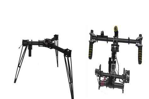 cinestar  axis brushless gimbal system steadicam landing gear axis