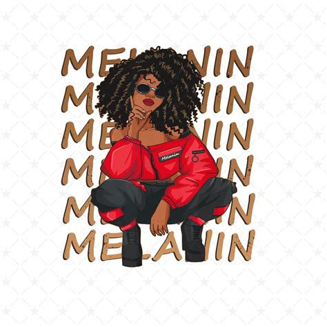 Black Melanin Afro Girls Black Girl Magic Png Png Design Etsy