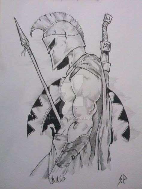spartan warrior  skintalesdeviantartcom  atdeviantart  images warrior drawing