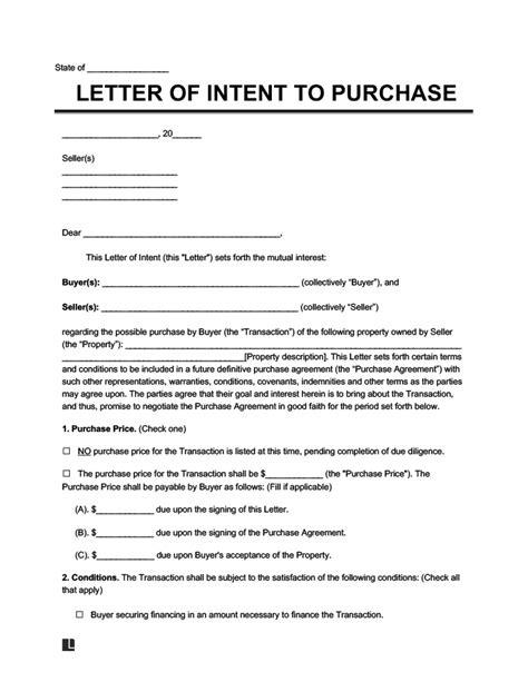 sample letter  intent  purchase land philippines onvacationswallcom